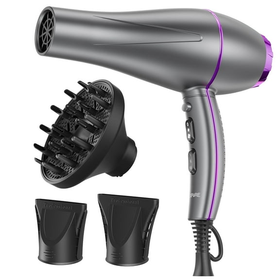 NEXPURE Ionic Hair Dryer with Diffuser, 2000W Professional Blow Dryer for Fast Drying, Salon & Home Use