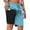 #55AD:Light Blue 1 Pack, variant on Cadmus Men's Swim Trunks with Compression Liner 9 Inch Inseam Mens Bathing Suit Quick Dry Beach Shorts Board Shorts,3 Pack