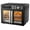 Black, variant on Midea Flexify™ French Door Toaster Oven Air Fryer Combo, 26.4 Qt, 7 Presets, Pizza Oven, Black