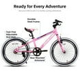 thumbnail image 3 of JOYSTAR Lubbock 20 24 Inch Kids Bike for Boys & Girls Ages 7-12 Years Hardtail Mountain Bike for Kids with 1-Speed/7-Speed Drivetrain, White Wall Knobby Tires, Kids' Bicycle, 3 of 5