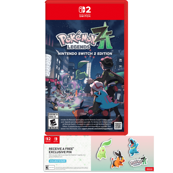 Pokemon Legends Z-A, Nintendo Switch 2 Exclusive Mystery Pin