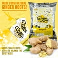 thumbnail image 6 of Fusion Select 1Lb Lemon Ginger Chews - Sweet Soft Candied Delights From Indonesia - Promotes Relief From Morning Sickness, Upset Stomach - Made from Real Ginger Root, Non-GMO, Vegan Candy, 6 of 7