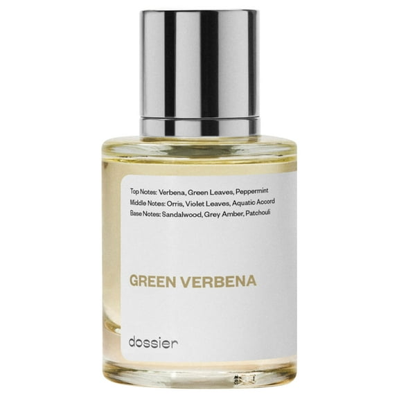 Dossier Green Verbena Eau De Parfum, Inspired by Creed's Green Irish Tweed, Unisex Perfume, 1.7 oz
