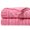 Dark Pink, variant on Ntbay 100% Cotton Cable Knit Throw, Super Soft Warm Knitted Blanket Home Decor, 60"x80", Baby Pink