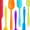 Multicolor, variant on Multicolor Silicone Spatula Set - 446°F Heat Resistant Non Stick Rubber Spatulas for Cooking,Baking,Mixing,Food Grade Silicone Spatula Sets,Nonstick Cookware Friendly,BPA-Free, Dishwasher Safe
