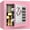 Pink, variant on TNTANTS Electronic Digital Safe Box, 0.25 Cubic Feet Home Security Box for Office Hotel Business, Lock Box with Key Keypad for Cash Jewelry Black