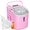 Pink, variant on Simzlife 35lbs/24H Nugget Ice Maker Countertop,Portable Ice Maker Machine with Auto-Cleaning, Black