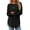 Black, variant on Fantaslook Long Sleeve Shirts for Women Casual Tunic Tops Dressy Crew Neck Pullover Fall Lightweight Sweaters for Women