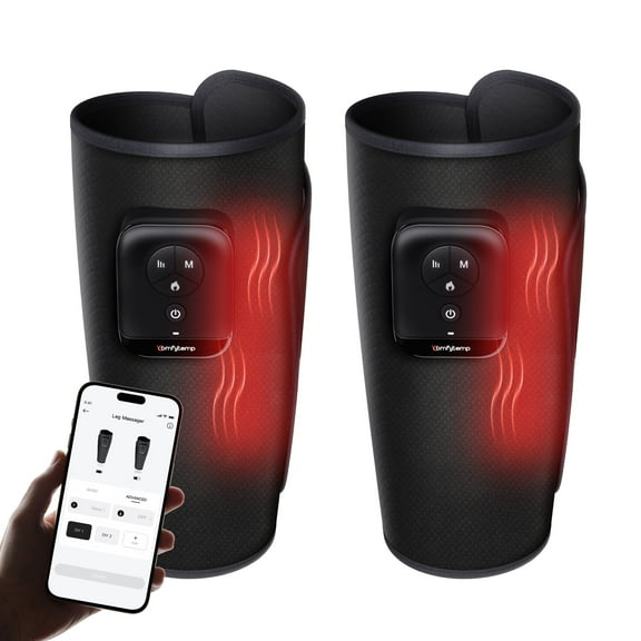 Comfytemp Leg Massager, Cordless Air Compression Calf Massager for Circulation, Muscle Relief
