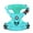 Mint Blue, variant on PoyPet Reflective Dog Harness No Pull Dog Vest Harness With Handle,No Choke Adjustable Soft Padded Pet Vest for Small to Large Dogs,Tumalo Teal M