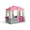 Pink, variant on Step2 Neat & Tidy Cottage II Brown Playhouse Plastic Kids Outdoor Toy