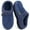 Dark Blue, variant on House Slippers for Men Memory Foam Fuzzy Slippers Non Slip House Shoes for Men Indoor/Outdoor