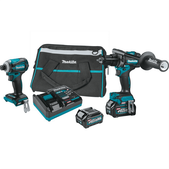 Makita 40V Brushless Power Tool Sett 2.5Ah, 2 Pack