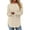 Beige, variant on Fantaslook Long Sleeve Shirts for Women Casual Tunic Tops Dressy Crew Neck Pullover Fall Lightweight Sweaters for Women