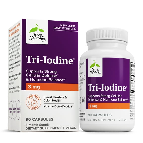 Terry Naturally Tri-Iodine 3 mg - 90 Capsules