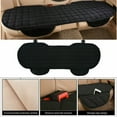 thumbnail image 2 of XUKEY Universal Car Rear Back Row Seat Cushion Cover Pad Protector Chair Breathable Mat Black Soft, 2 of 10