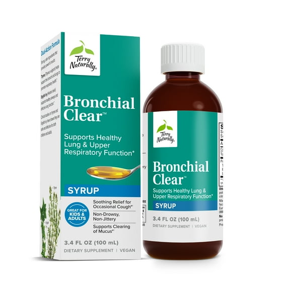 EuroPharma Terry Naturally Bronchial Clear Liquid 3 4 fl oz 100 ml