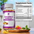 thumbnail image 2 of Vitamin B Complex | with Vitamin VB6 B12 VC & CoQ10 | Immune Support | Non-GMO & Vegan | 120 Counts, 2 of 7