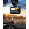 thumbnail image 5 of TOGUARD Dash Cam Front and Rear, 1080P Dash Camera, Dashcam with Night Vision, Car Camera with 2.45-inch LCD Display, Parking Mode, G-Sensor, Loop Recording, WDR, 5 of 7