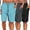 #55AN: Black+Light Blue+Deep Grey, 3 Pack, variant on Cadmus Men's Swim Trunks with Compression Liner 9 Inch Inseam Mens Bathing Suit Quick Dry Beach Shorts Board Shorts,3 Pack