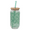 Green, variant on Mainstays by Becky G. & Alejandra 20-Ounce Acrylic Can Shape Tumbler, Orange Tile Pattern