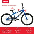 thumbnail image 6 of Huffy 20" Rock It Kids' Bike, Fits Riders 44"-56", Blue, Child, Boys, 6 of 14