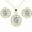 Yellow Gold, variant on Cate & Chloe Ariel 18k White Gold Plated Halo Jewelry Set with Simulated Diamonds Gift for Women