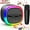 Gray 1 Mic, variant on FanFun Karaoke Machine for Kids and Adult, Portable Bluetooth Speaker with 2 Mics, 15+ Animation Modes, Kids Toy Gift