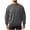 Dark Gray, variant on Admvng Mens Hoodies Sports Round Collar Pullover Sweatshirt Long Sleeve Solid Color Hoodie, Size M-4XL