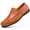Multi-color, variant on Men's Casual Loafers Slip On Leather Shoes Lightweight Driving Shoes Moccasins Classic Penny Loafer Flats Boat Shoes