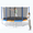 Orange & Blue, variant on GVDV Outdoor Trampoline, 8' Backyard Recreational Trampoline with Enclosure for Kids & Adults