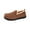 Chestnut, variant on Men's Moccasin Slippers Fuzzy Indoor Outdoor House Shoes