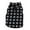 Black & white dots, variant on STGRGFHY Pet Dogs Fleece Sweater Puppy Winter Vest Coat Warm Jacket for Small Dogs,Pet Dog Cat Villus Warm Vest Puppy Doggy Apparel Clothing,Dark Green,L