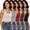 #02: 5 Pack,Beige - Brown / Light Blue / Bright Red / Coffee Color / Black, variant on Cadmus 5 Pack Crop Tank Top for Women Ribbed Dry Fit Gym Shirts Racerback Yoga Tank Top Undershirts, Beige - Brown / Light Blue / Bright Red / Coffee Color / Black,#02,XX-Large