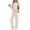 Beige, variant on Fantaslook Two Piece Lounge Sets for Women Fall Outfits Long Sleeve Tops Wide Leg Pants Matching Sets Vacation Travel Outfits