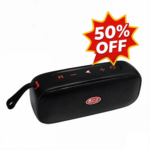 [New Arrival] Portable Bluetooth Speaker with Stereo Sound, Deep Basss, IPX7 Waterproof, 24-Hour Playtime, Wireless Speaker for Home, Outdoors, Travel