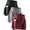 3 Pack:2006# Black&Grey&Wine Red, variant on Cadmus 2 in 1 Women's Workout Shorts for Athletic Gym Running Shorts with Phone Pockets,3 Pack, Black,Navy,Pink,2XL