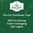 thumbnail image 5 of 6.5' Pre-Lit Madison Pine Green Artificial Christmas Tree with Color-Changing LED Lights, by Holiday Time, 5 of 12