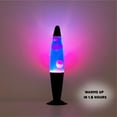 thumbnail image 6 of Urban Shop 16" Galaxy LED Motion Volcano Lamp, Purple Wax in Blue Liquid, Black Metal Base, 6 of 9