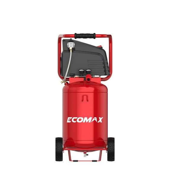 Ecomax 0331071 10 Gallon 1.5 HP 150 PSI Vertical Air Compressor – Portable Steel Tank Air Compressor for Garage & Workshop
