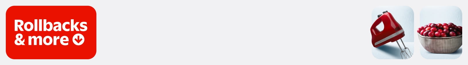 A red KitchenAid mixer and bowl of cranberries are visible.