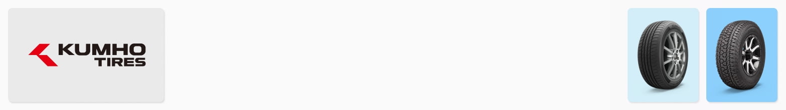 Walmart-exclusive Kumho tires. Save on durable options, only sold here. Shop now.