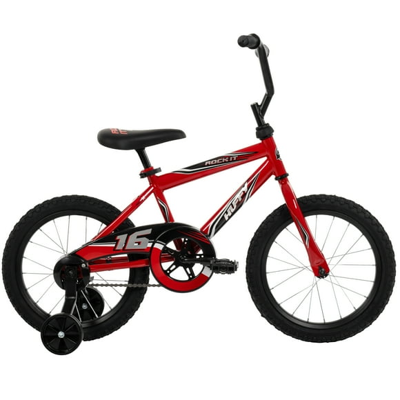 Huffy 16" Rock It Kids' Bike, Fits Riders 42" - 48", Red, Child, Boys