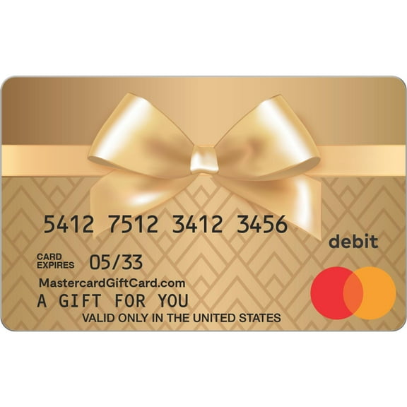 Mastercard $20-$500 Gold Bowtie eGift Card (Plus $6.84 Purchase Fee) [Email Delivery]