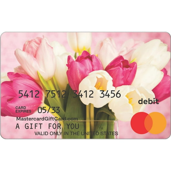 Mastercard $20-$500 Tulip Bouquet eGift Card (Plus $6.84 Purchase Fee) [Email Delivery]