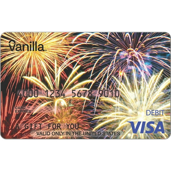 Vanilla Visa $20-$500 Fireworks eGift Card (Plus $6.84 Purchase Fee) [Email Delivery]