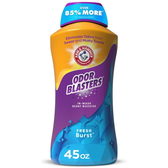 ARM & HAMMER Odor Blasters In-Wash Scent Booster, Laundry Scent Booster Fresh Burst Scent, 45 Oz