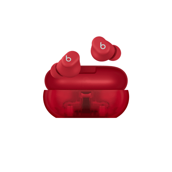 Beats by Dr. Dre Beats Solo Buds Bluetooth In-Ear Earbuds, Transparent Red