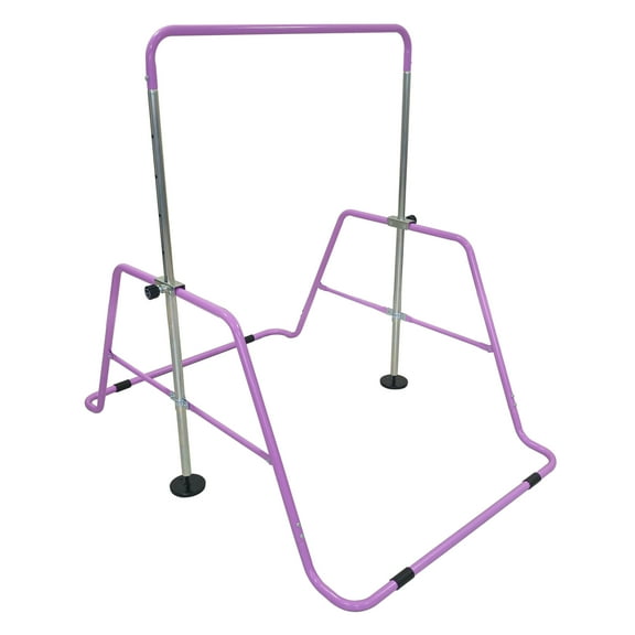CAP Adjustable Height Horizontal Gymnastics Bar for Kids, Purple
