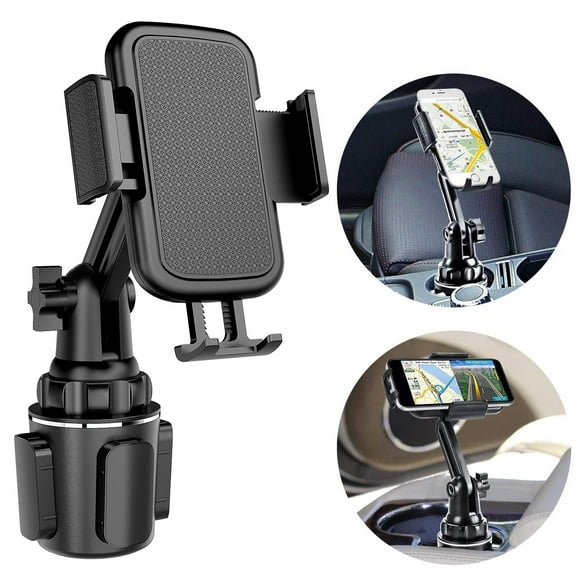 Cshidworld Car Cup Holder Phone Mount Cell Universal Adjustable Cup Holder Cradle Car Mount with Flexible Long Neck for iPhone 12 Pro/XR/XS Max/X/8/7 Plus/Samsung S10+/Note 9/S8 Plus/S7 Edg